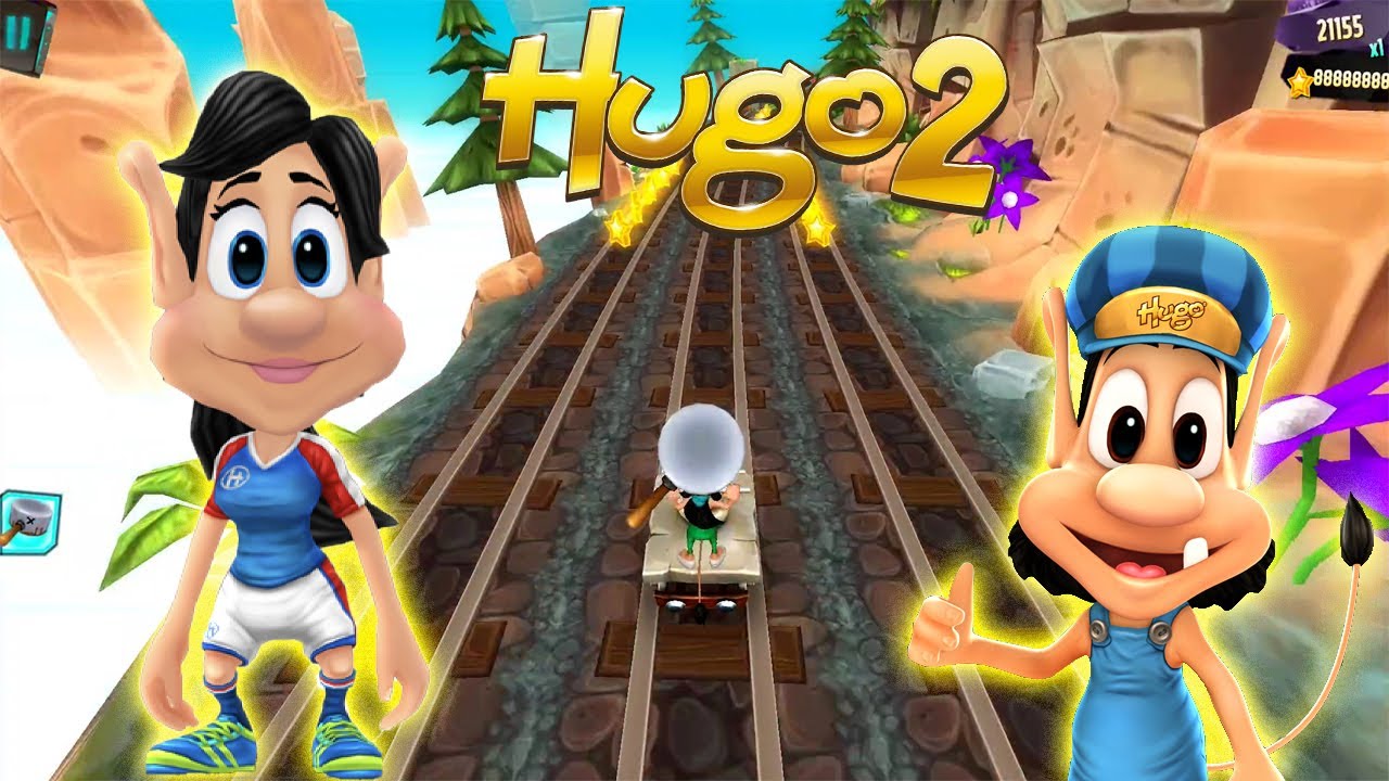 Big Update - Hugo Troll Race 2 - Funny video Game for Kids Android Gameplay