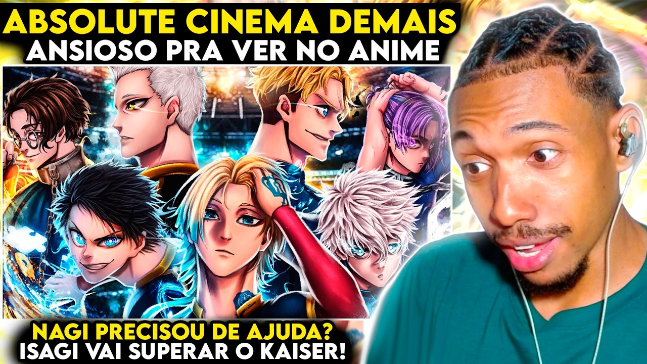 🔥REACT ANIRAP - Bastard X Manshine City (Blue Lock) | Liga Neo Egoísta PT 2 | Rapha Reage