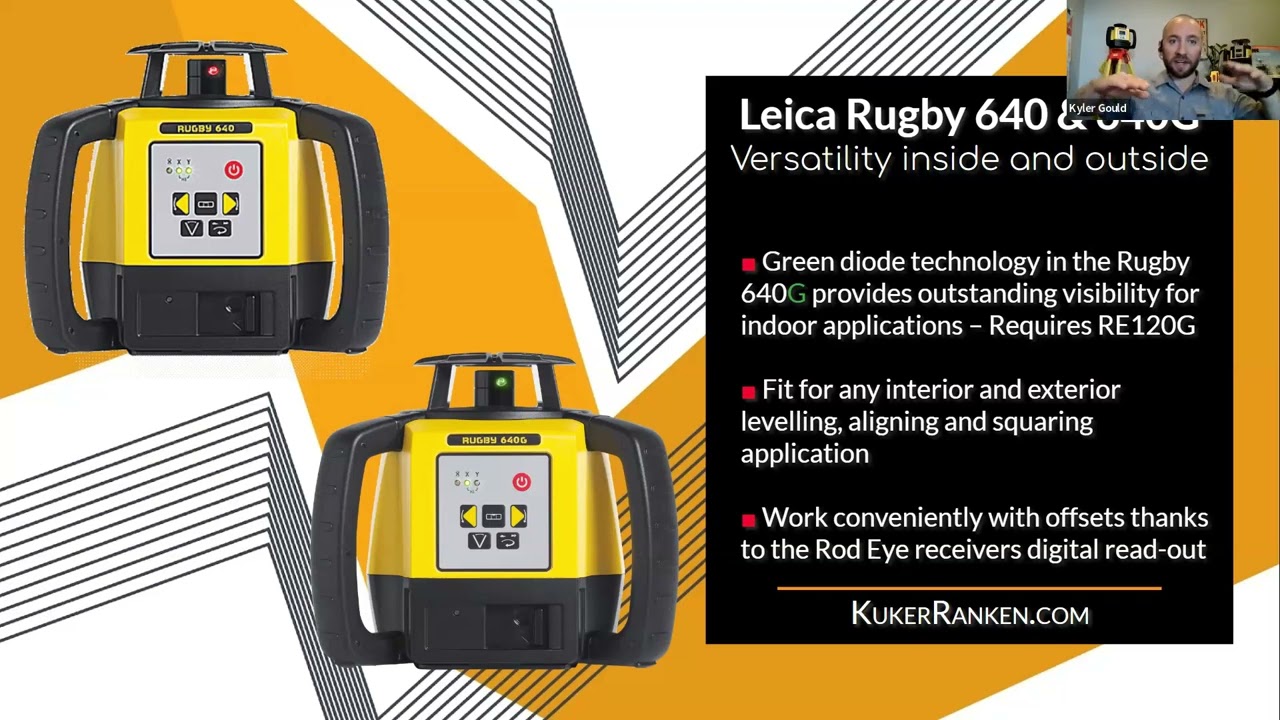 LEICA RUGBY ROTATING LASER LEVELS with Kyler Gould KukerRanken PDX