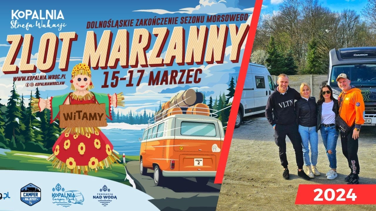 Karawaningowy Zlot Marzanny 2024 w Kopalni Camper Park Wrocław