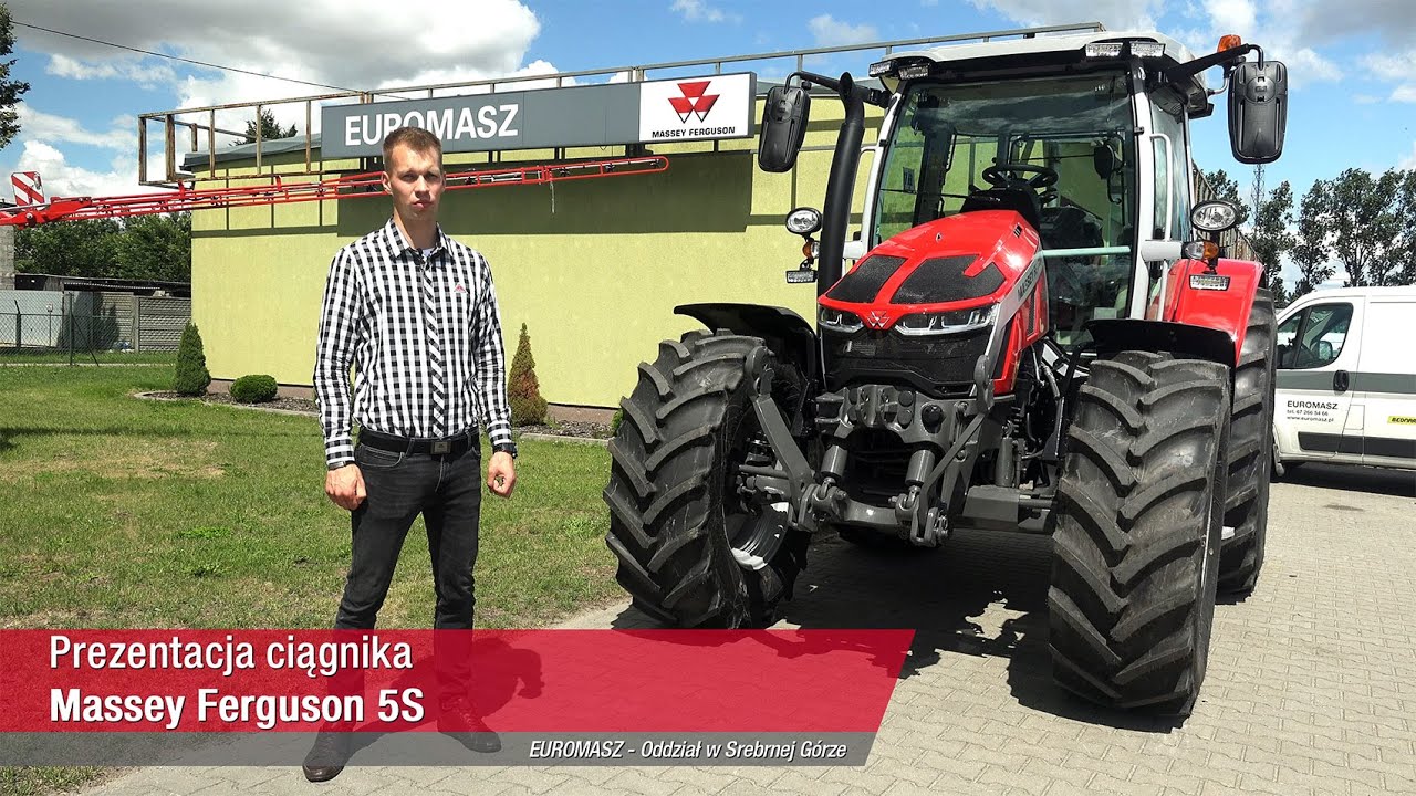 Prezentacja ciągnika MASSEY FERGUSON 5S.115 - Euromasz - oddział Srebrna Góra