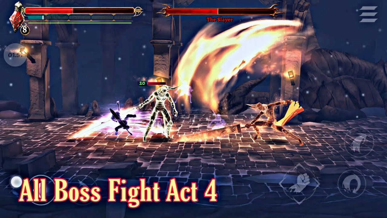 GrimValor - All Boss Fight Act 4