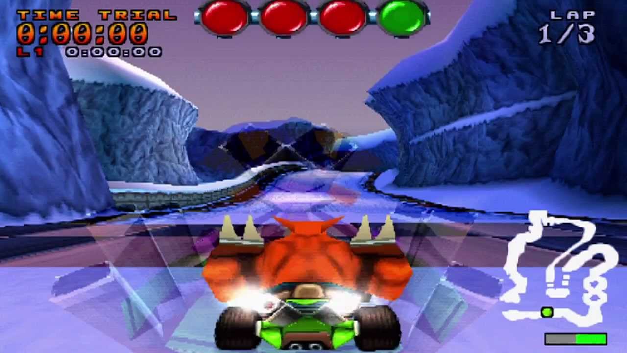 Crash Team Racing Time Trial HD (Polar Pass)