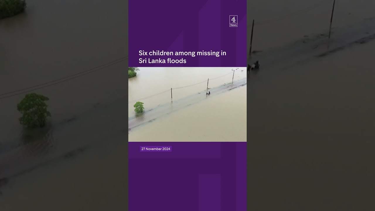 One dead and eight missing after heavy rain and flooding in Sri Lanka