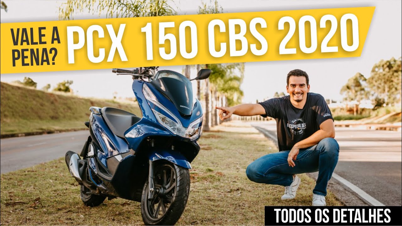 Testei: Scooter Honda PCX 150 CBS 2020 - Review