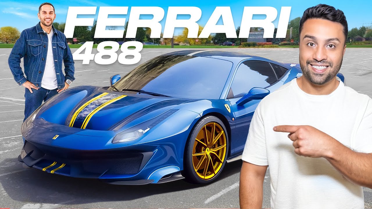 یک روز با فراری |😍Ferrari 488 Pista Spider