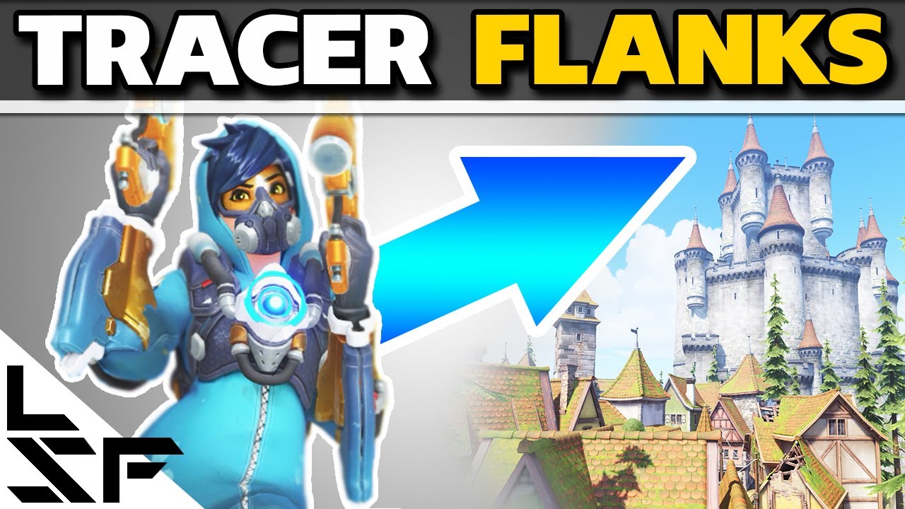 TRACER FLANK ROUTES ON EICHENWALDE - Overwatch Tips #2
