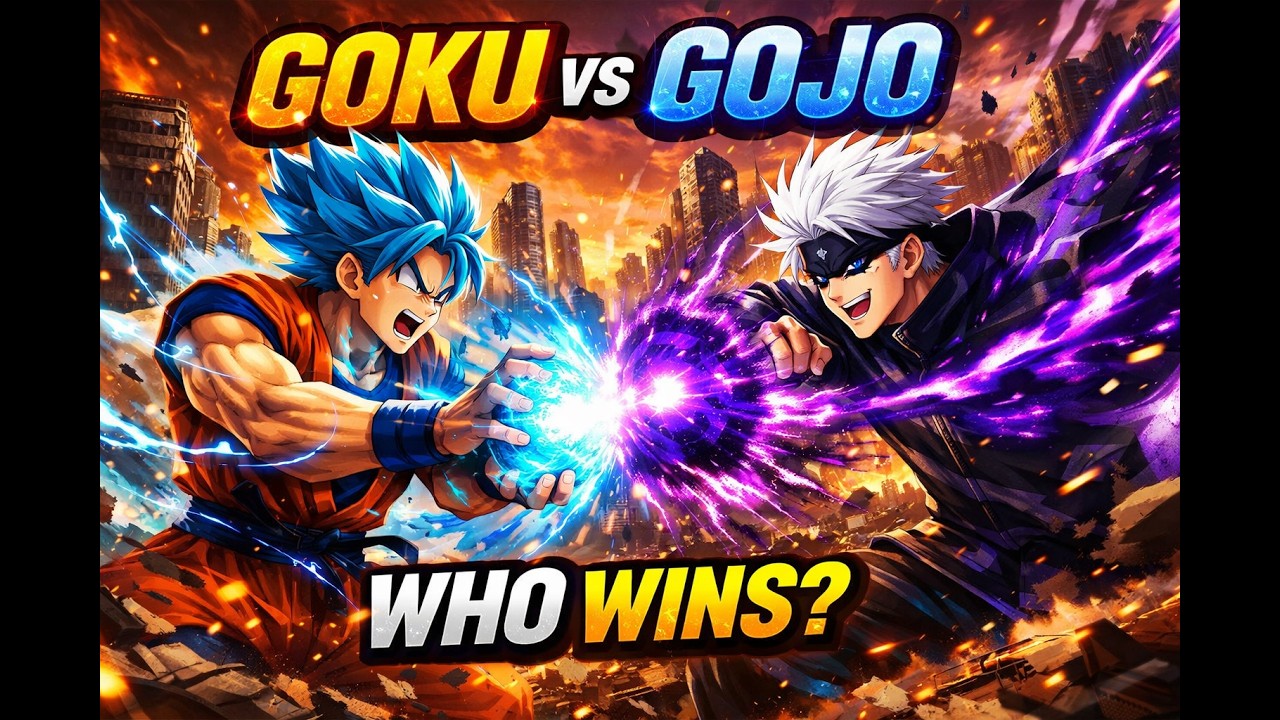 Goku vs Gojo – The Ultimate Anime Crossover Battle (Who Wins?)