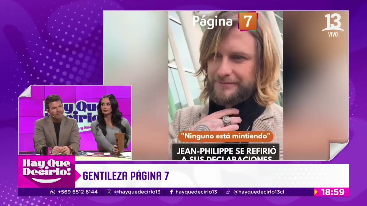 La reacci&oacute;n de Pamela D&iacute;az al escuchar palabras de Jean Philippe Cretton / Hay Que Decirlo