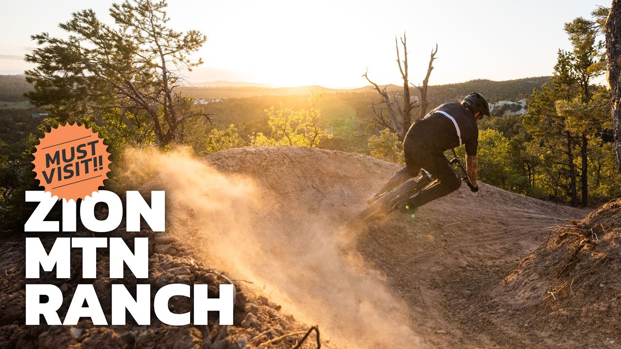 Велосипедный парк Zion! ОБЯЗАТЕЛЬНО К ПРОЕЗДУ! Ранчо Zion Mountain, Юта #mtb