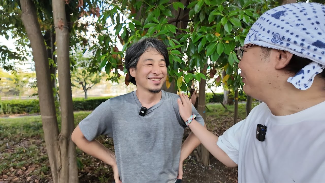 ひろゆきくんと。蝉の声を聴きながら。