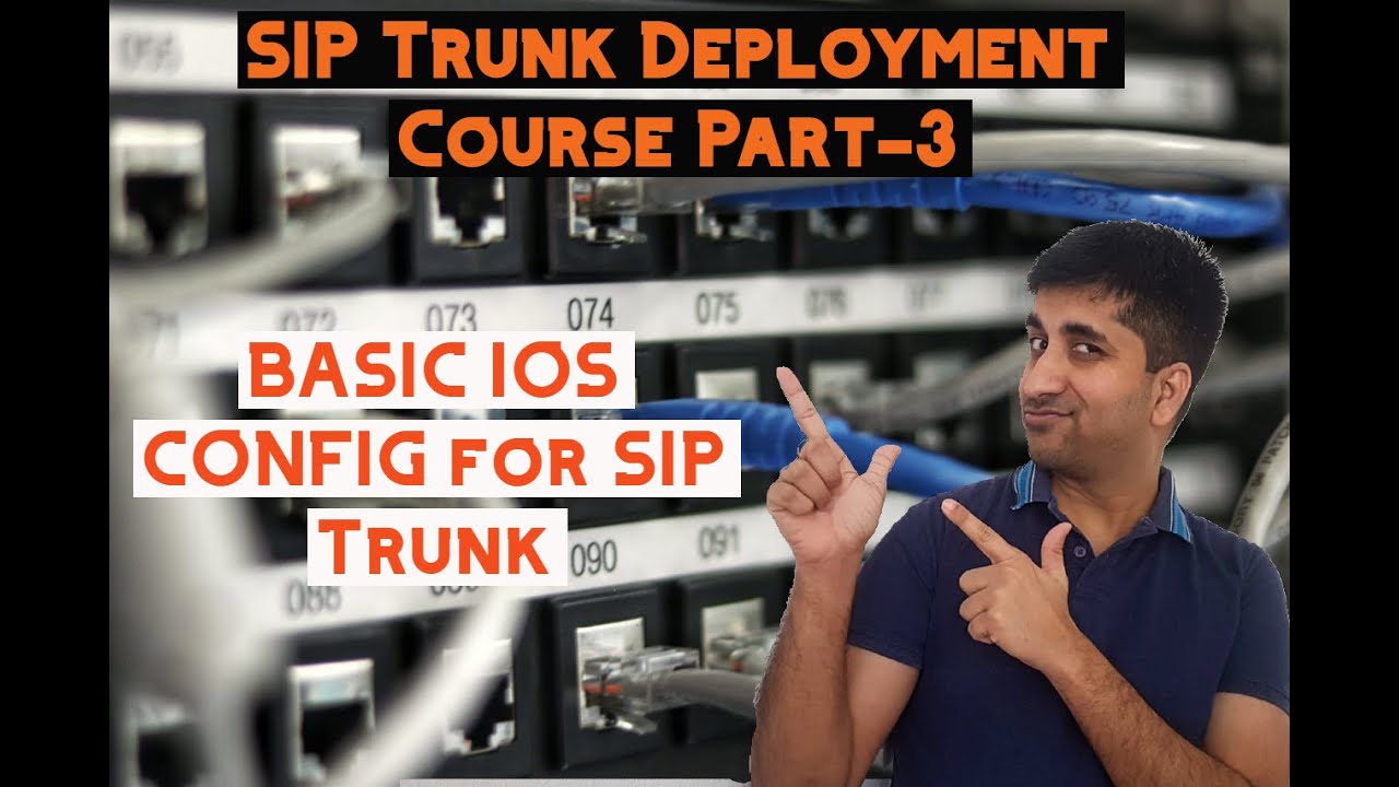 SIP Trunk Deployment Part-3 CUBE IOS Config for SIP Trunk Integration with ITSP