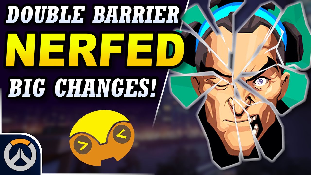 DOUBLE BARRIER NERFED!  Sigma, Orisa, Baptiste NERFS + Other Changes! (Overwatch News)
