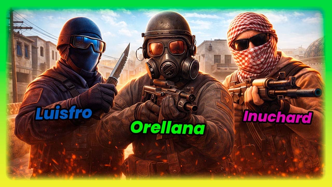 Trío nostaliano en Counter Strike Global Ofensive
