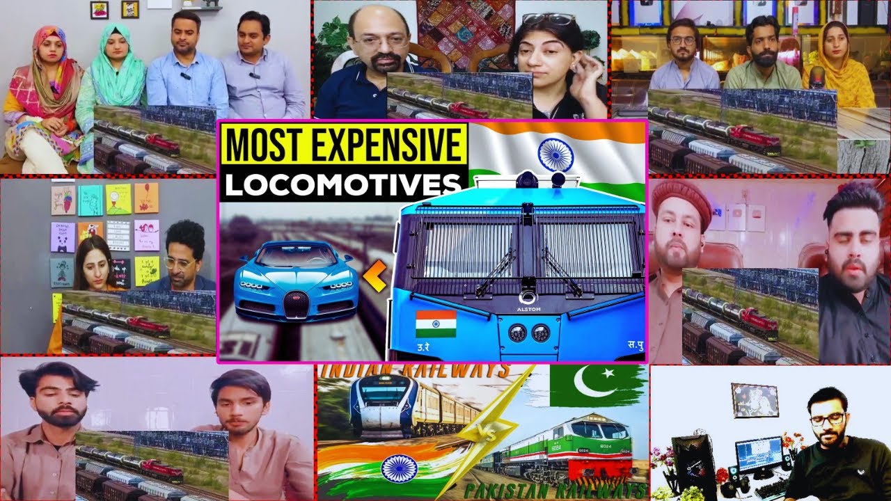 15 Most EXPENSIVE Railway Locomotives in INDIA | भारत के 15 सबसे महंगे रेलवे इंजन Reaction