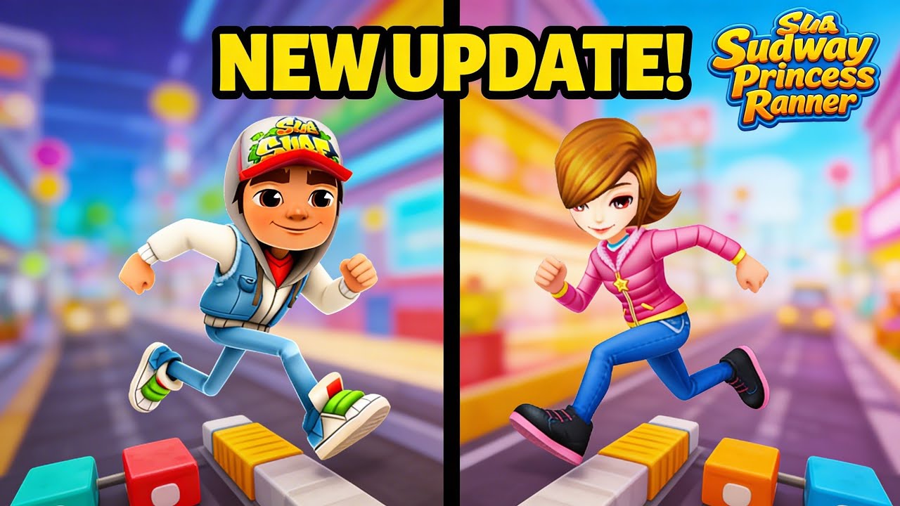 Subway Princess vs Subway Surfers New Upadet Game | Jake & Lucy Runner |Gameplay
