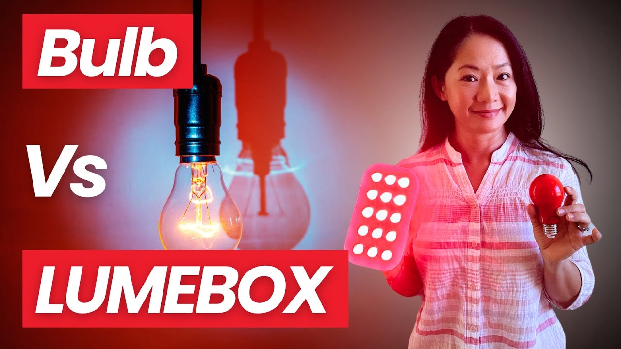 Red Light Therapy vs red LED bulbs