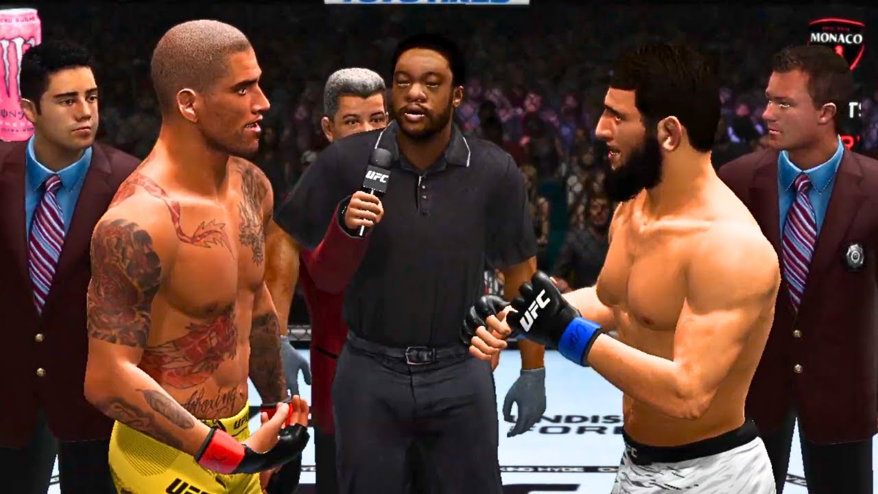 Alex Pereira vs Khamzat Chimaev FULL FIGHT | UFC Undisputed Forever AI Simulation Gameplay