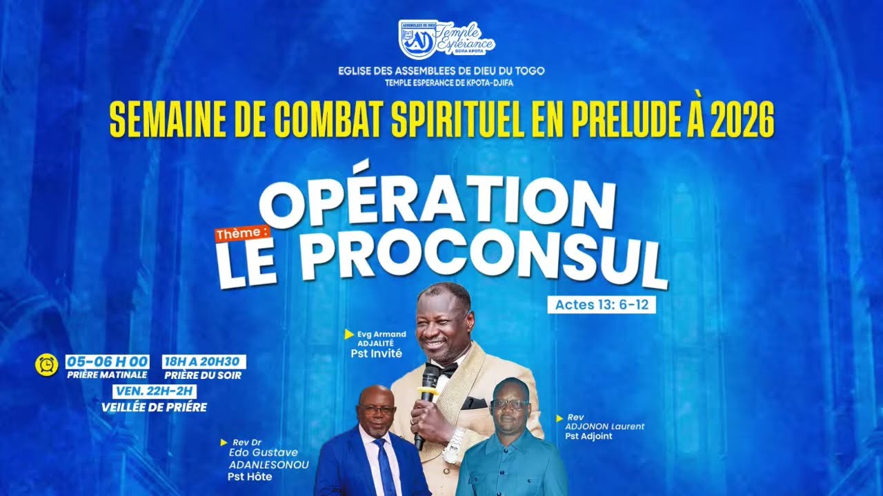 Opération le Proconsul | 1er culte | Apothéose