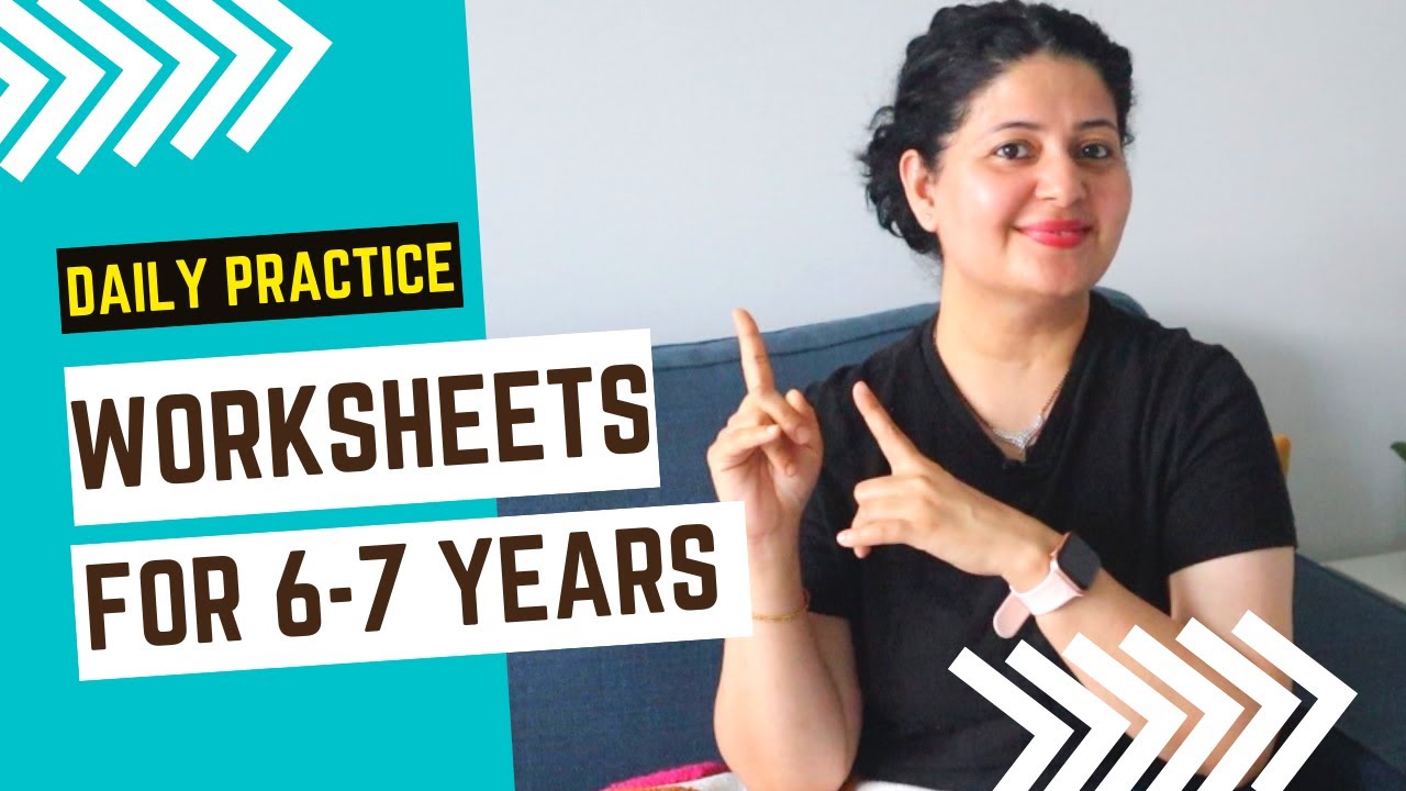 DAILY PRACTICE WORKSHEETS FOR HOMESCHOOLING 6-7 YEAR KIDS | ENGLISH, MATH, BRAIN BOOSTING ACTIVITIES