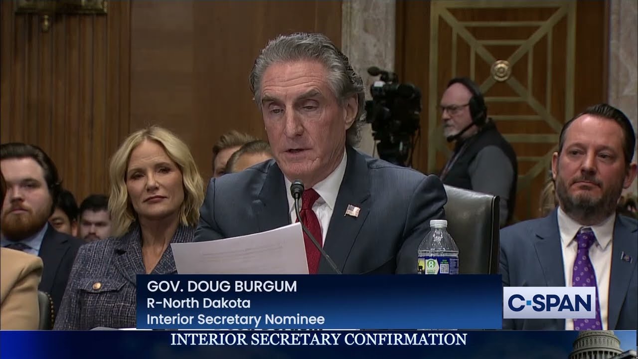 Interior Secretary Nominee Doug Burgum Opening Statement