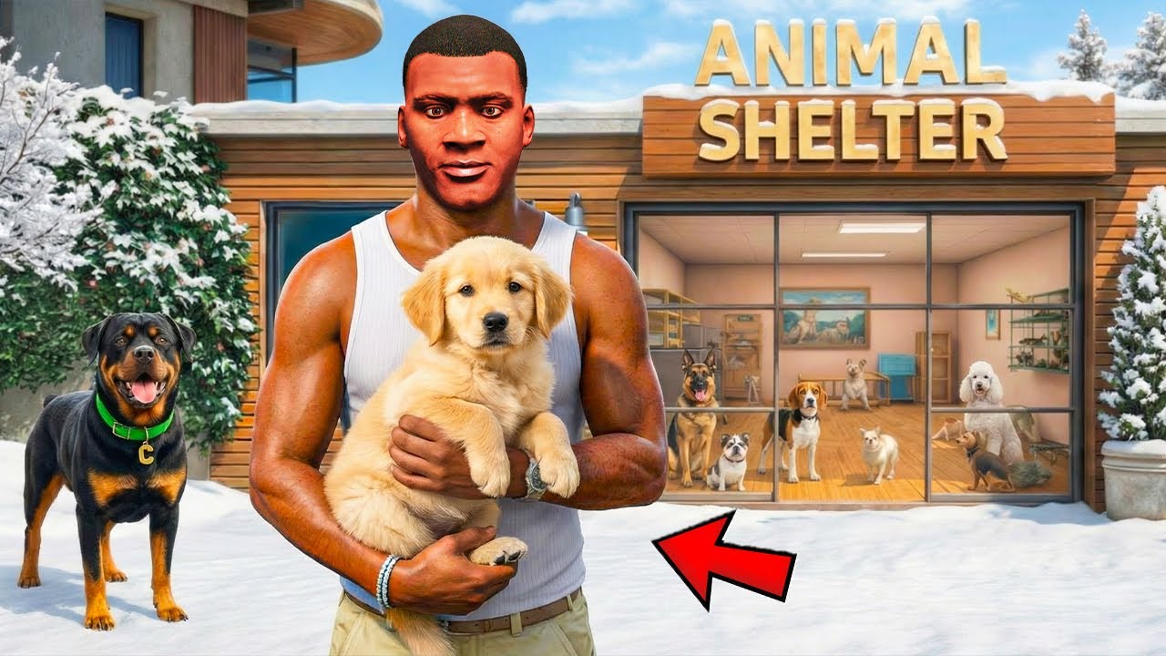 ФРАНКЛИН ЖАНУАРЛАРДЫ СУЫҚТАН ҚҰТҚАРДЫ (GTA V)