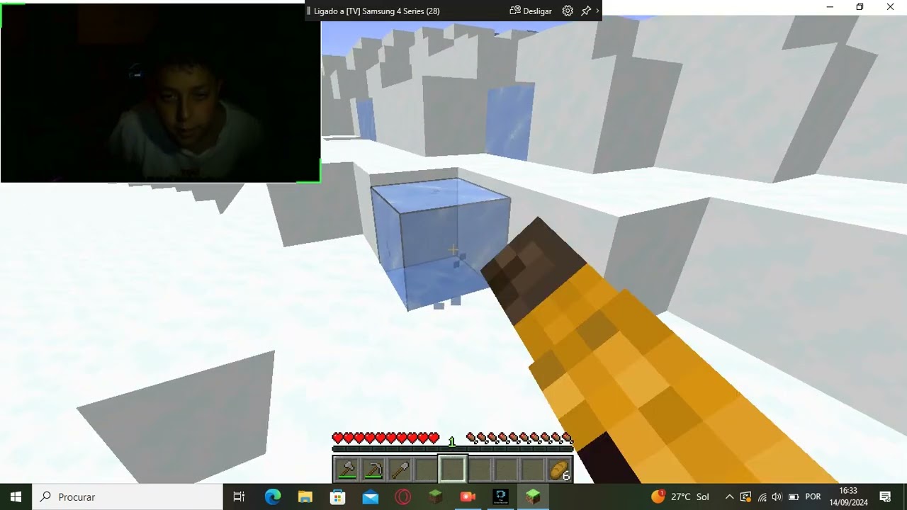 Nova série de minecraft. Era do Gelo # 1