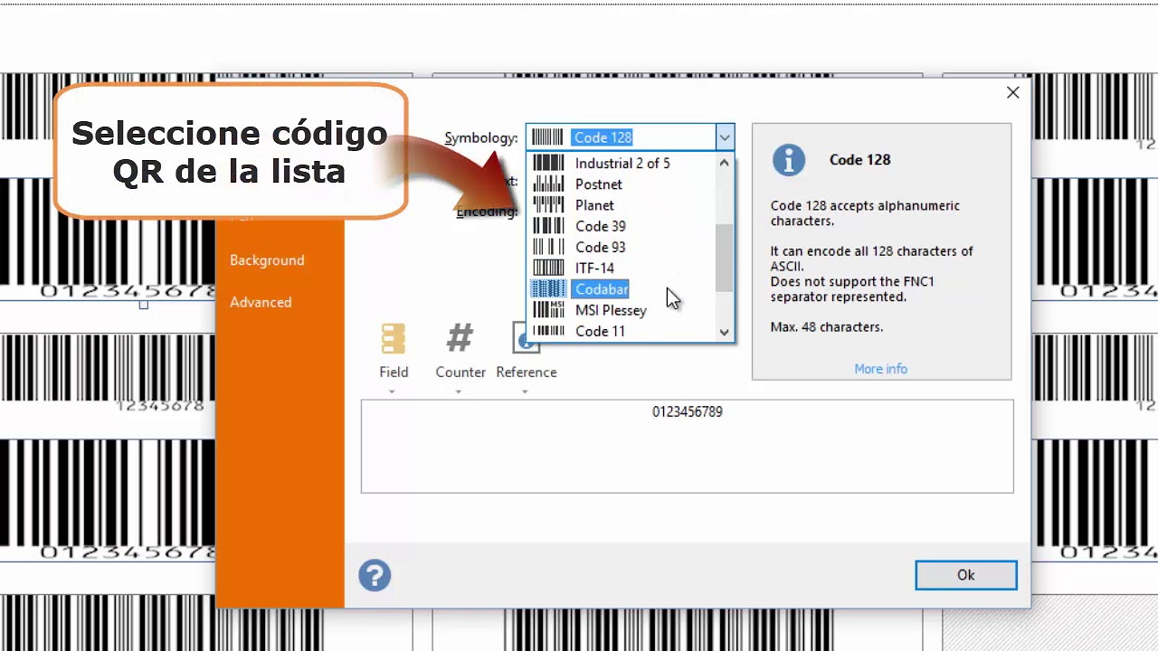 Labeljoy 6 - Generar código de barras y código QR