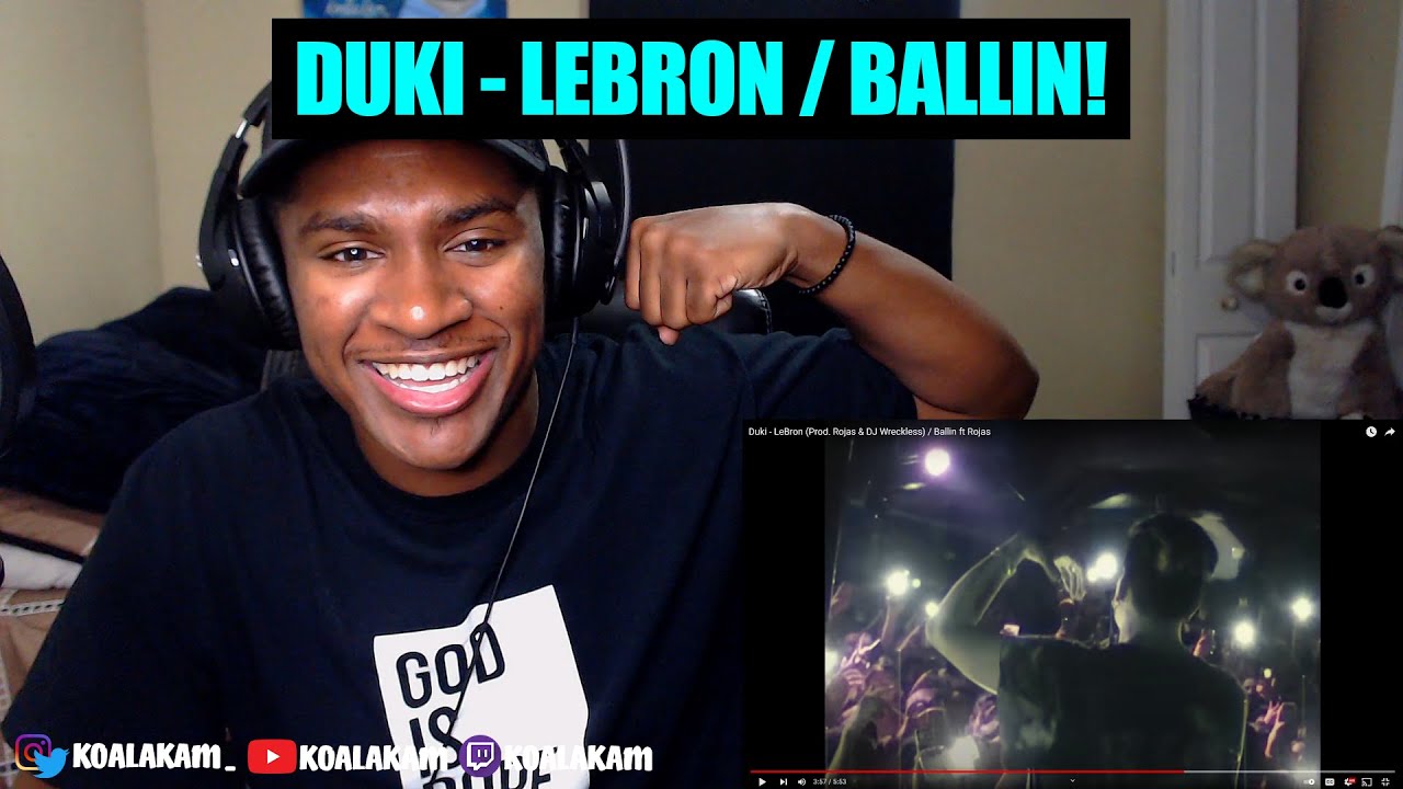 the DUKI I like! Duki - Lebron / Ballin ft. Rojas (REACTION!)