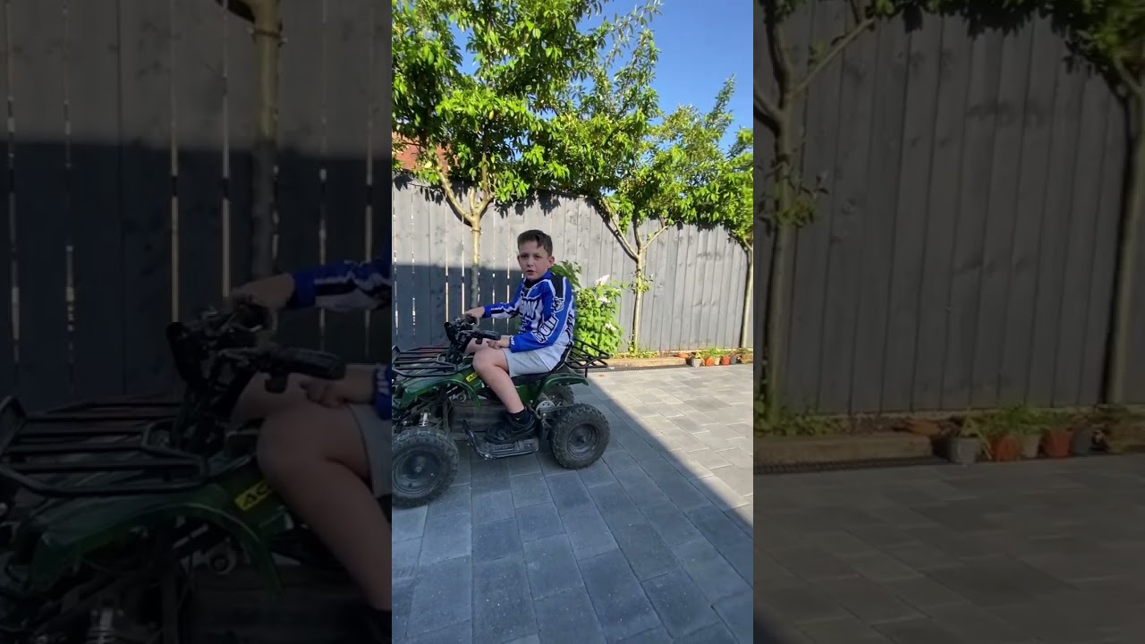 Electric Quad Bike 36v / 1000w garden fun with my bro 