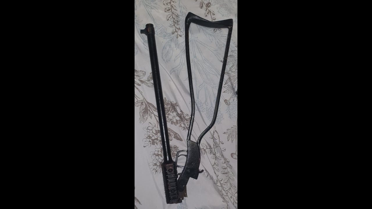 "LITTLE BADGER" inspired handmade survival rifle..