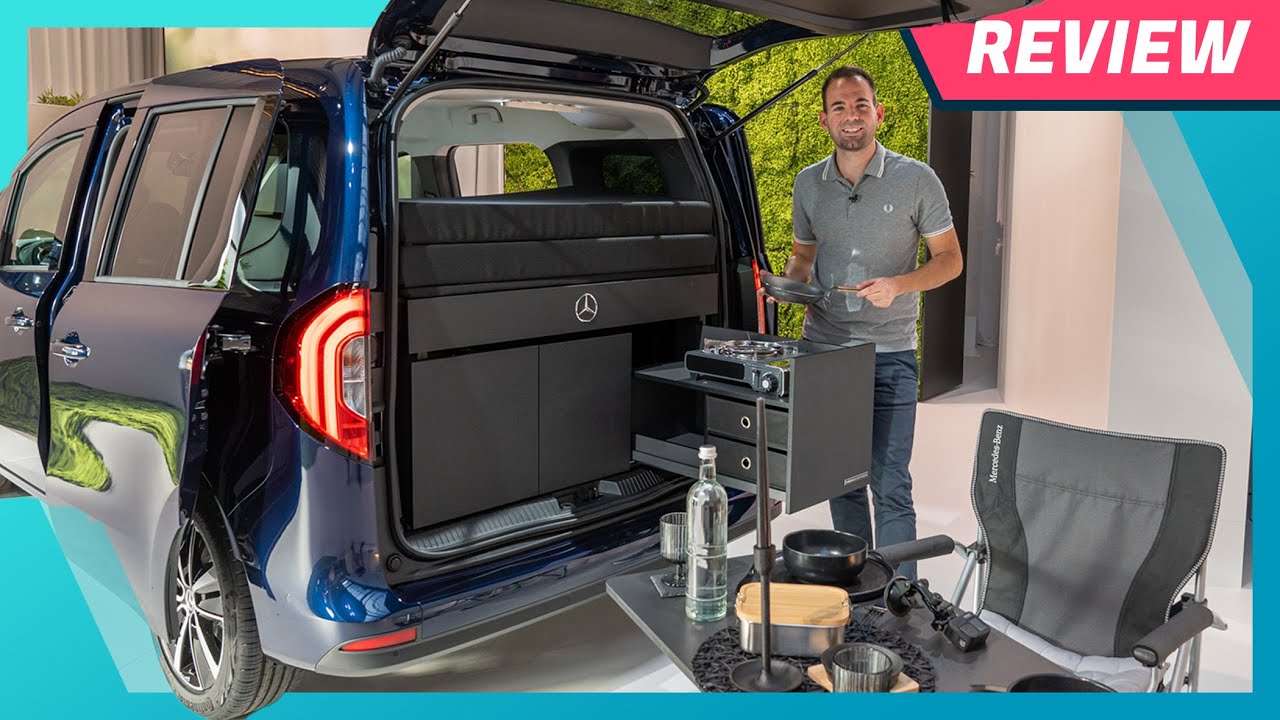Mercedes T-Klasse mit Marco Polo Camping Modul: Test & Vergleich Caddy California & ID. Buzz