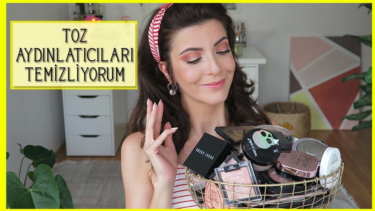 Toz Aydınlatıcıları Temizliyoruz (Makyaj Koleksiyonu Declutter) | Nihan Güzel