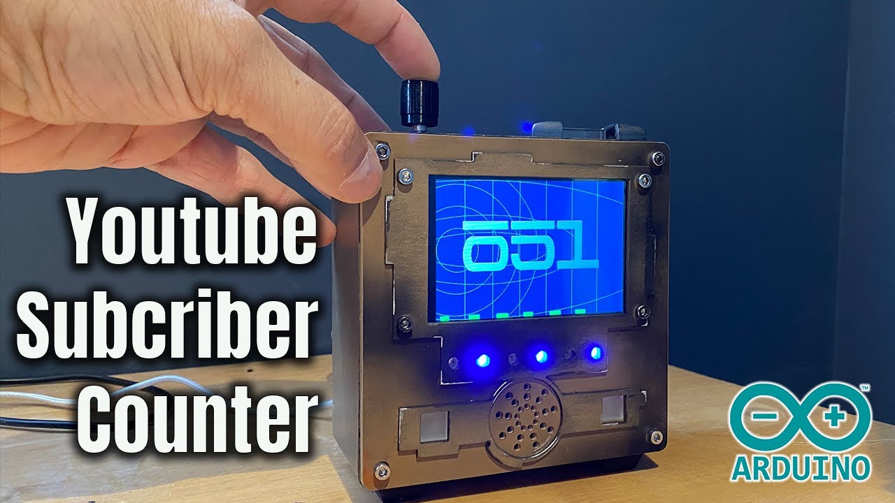 Самодельный счетчик подписчиков YouTube Live на базе ESP32