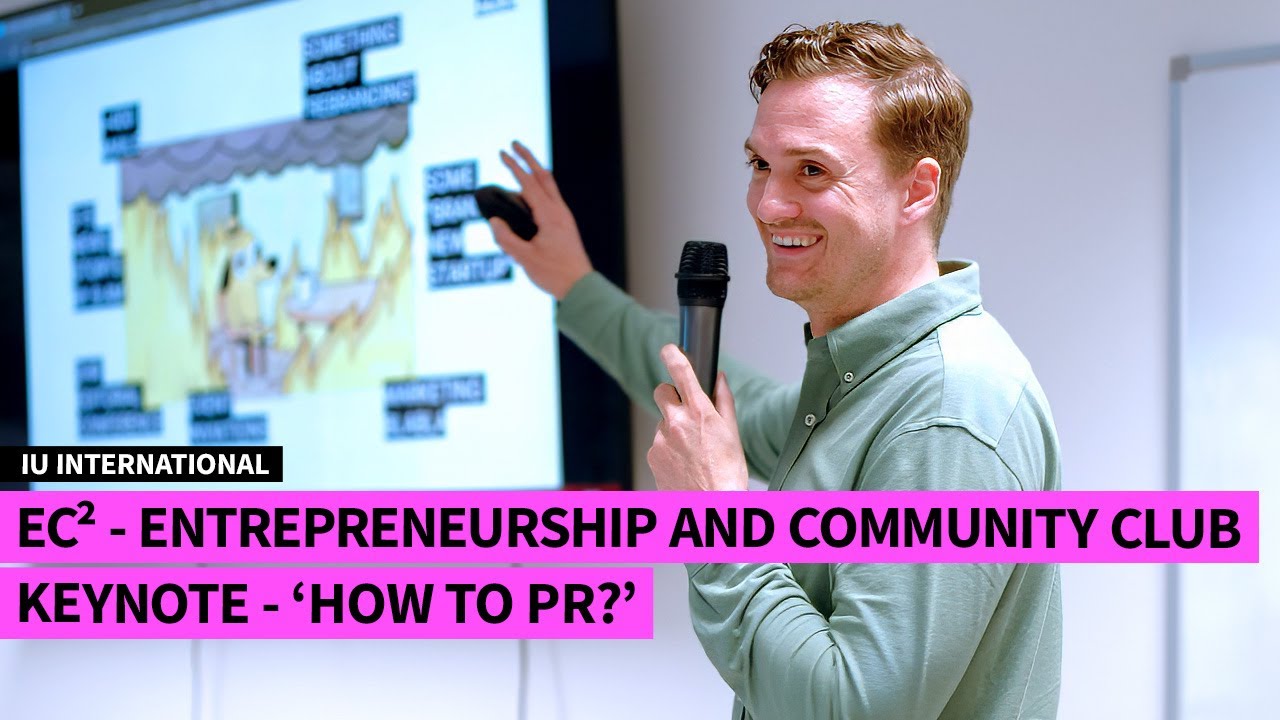 How to PR? - Keynote by Nils Wigger at IU International