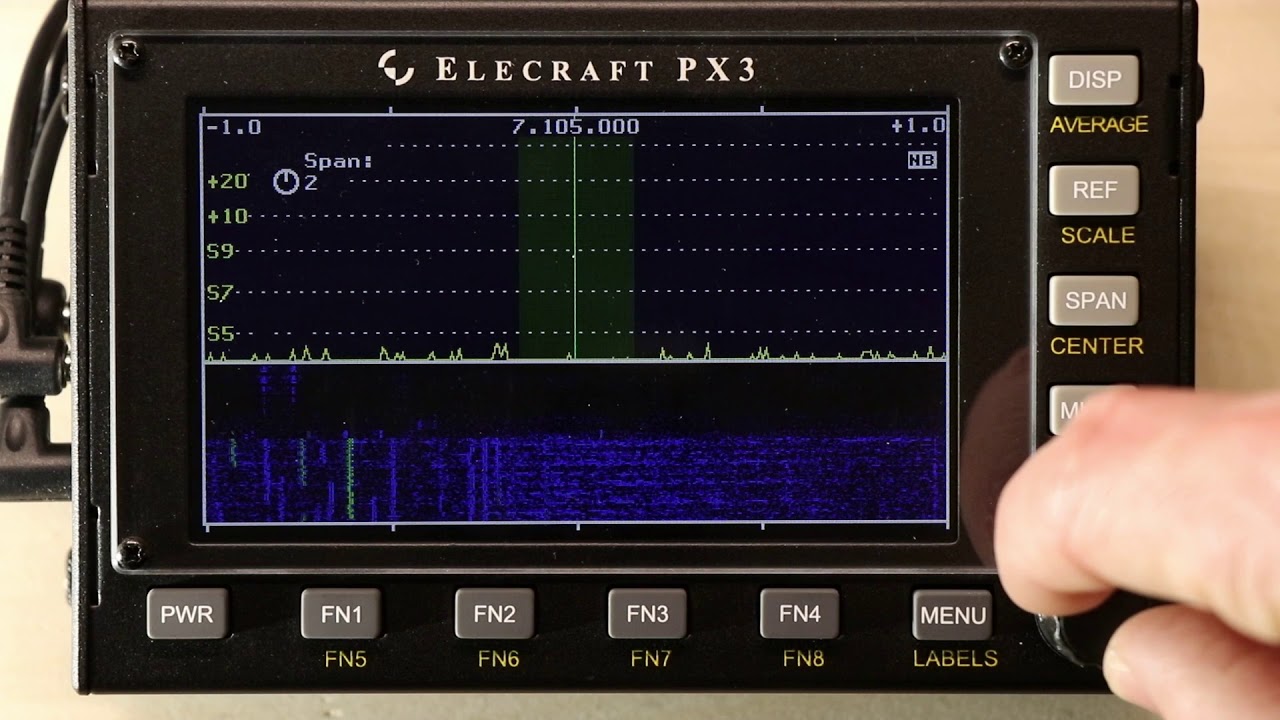 Elecraft PX3 Tutorial 3 - Display Settings