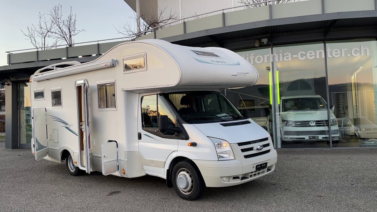 Ford Transit 140PS RIMOR Superbrig 687TC Alkoven nur 42100km TopZustand www.autocenter-rickenbach.ch