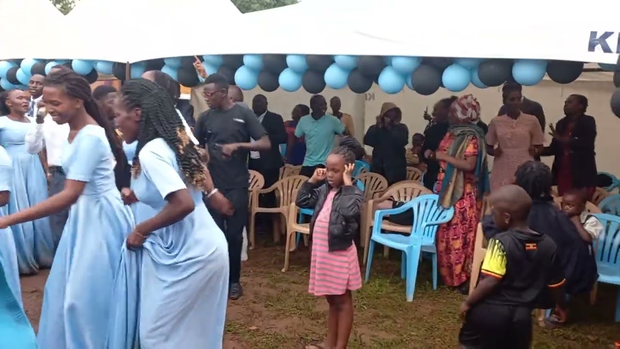 Women of SDA Namugongo cerebrating.