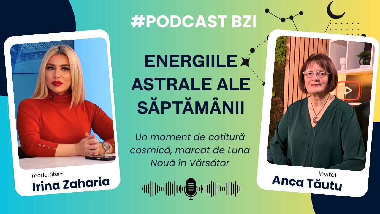 Care sunt reperele astrologice pentru săptămâna aceasta, împreună cu invitata Anca Tăutu, astrolog