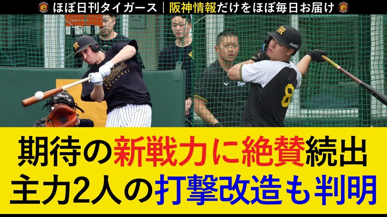 【立石の続報も】新戦力ディベイニー＆立石に絶賛の声が続出！森下＆佐藤輝明のフォーム改造も続々判明【阪神タイガース】