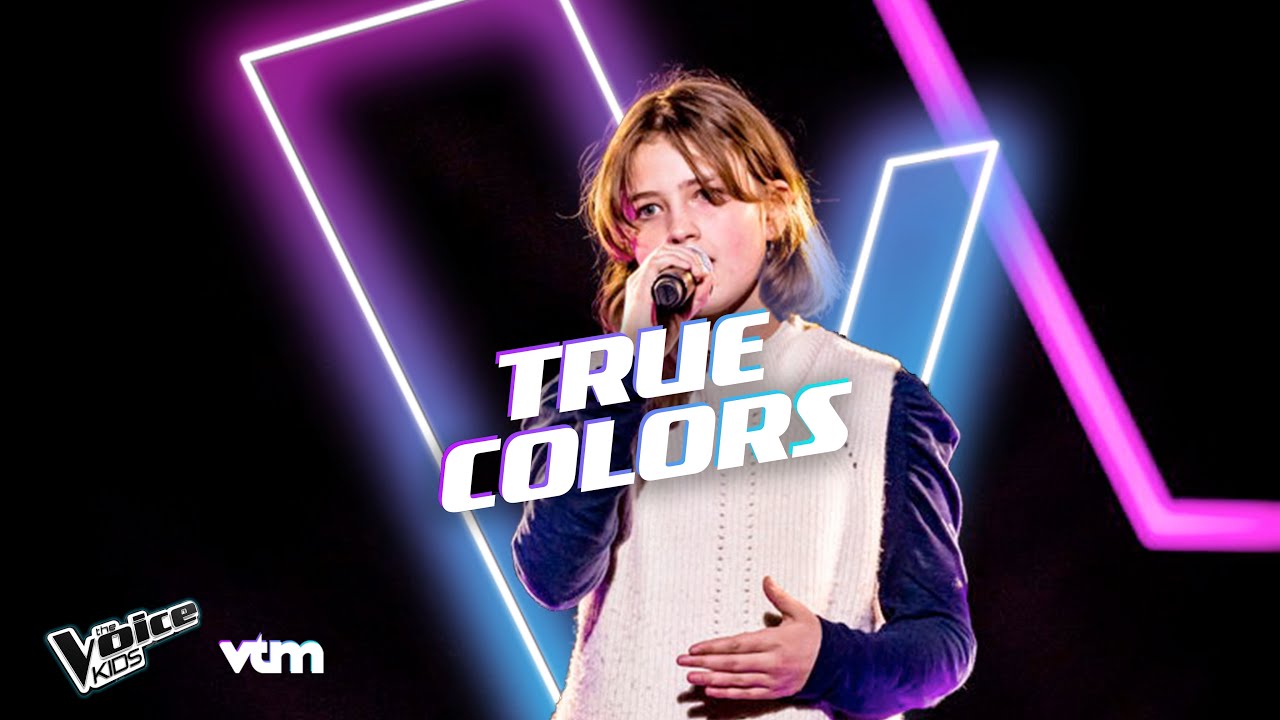 Mia - 'True Colors' | Blind Auditions | The Voice Kids | VTM