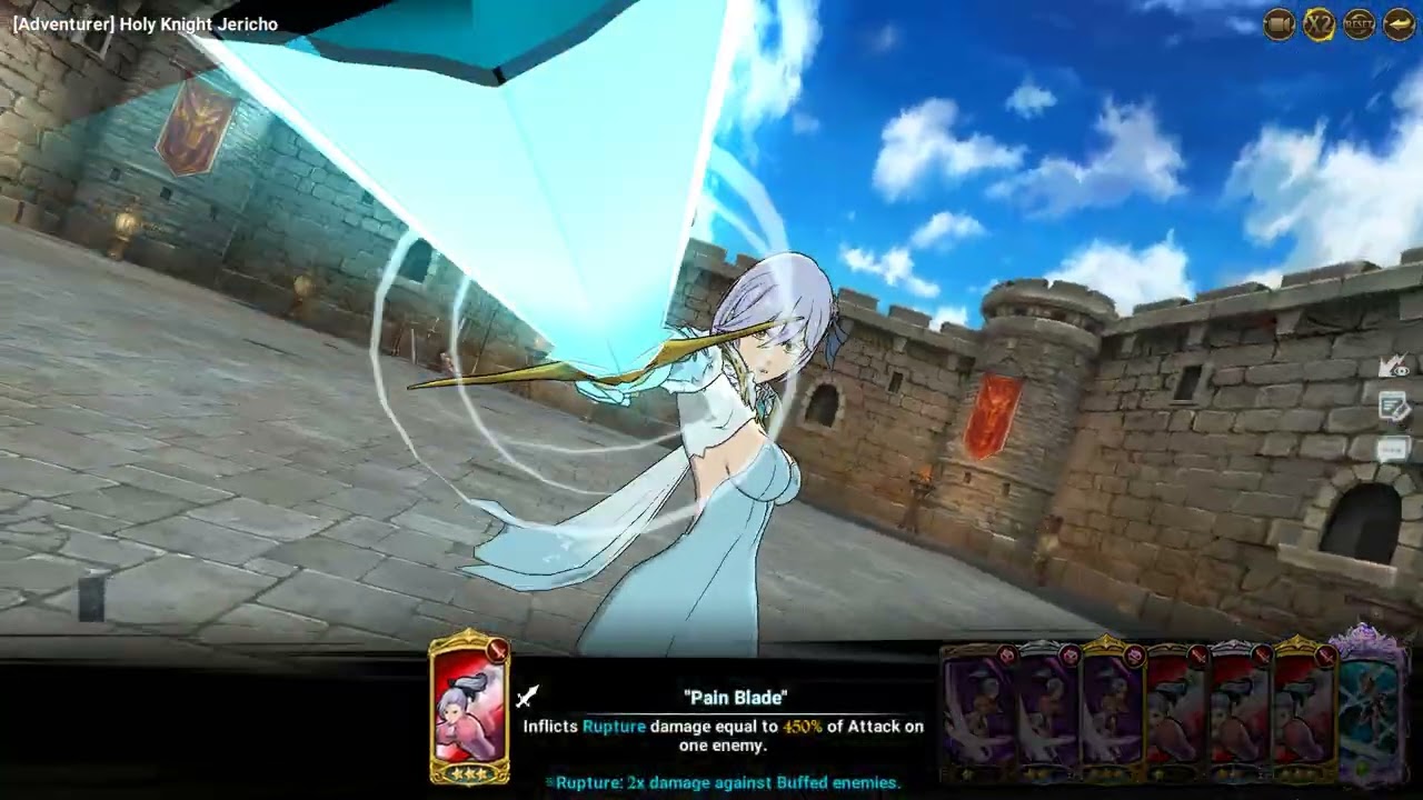 [Showcase] Holy Knight Jericho - Skills Animations (7DS: Grand Cross)