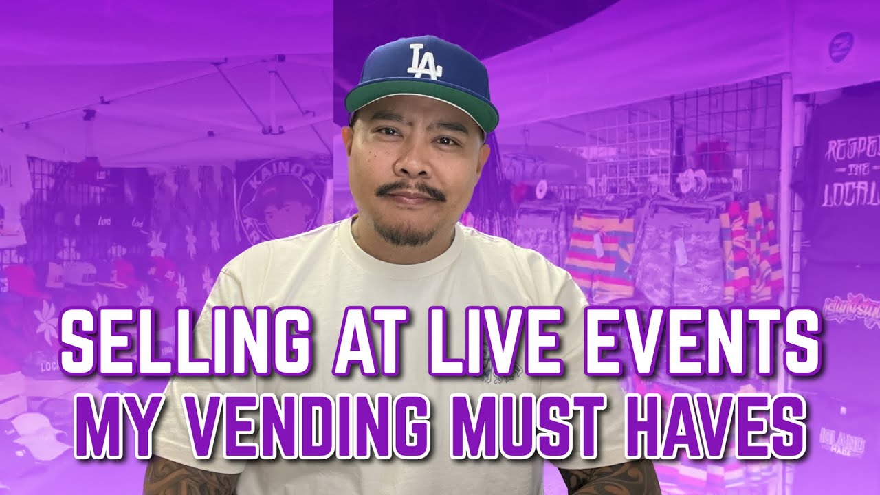 Selling At Events - MY VENDING MUST HAVES