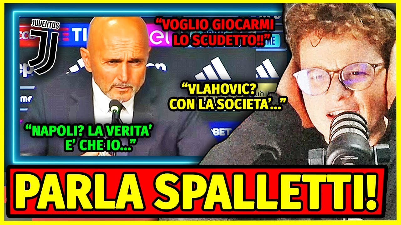 [MA CHE DOMANDE SONO?!] REAGISCO alla CONFERENZA STAMPA di PRESENTAZIONE di SPALLETTI alla JUVENTUS!