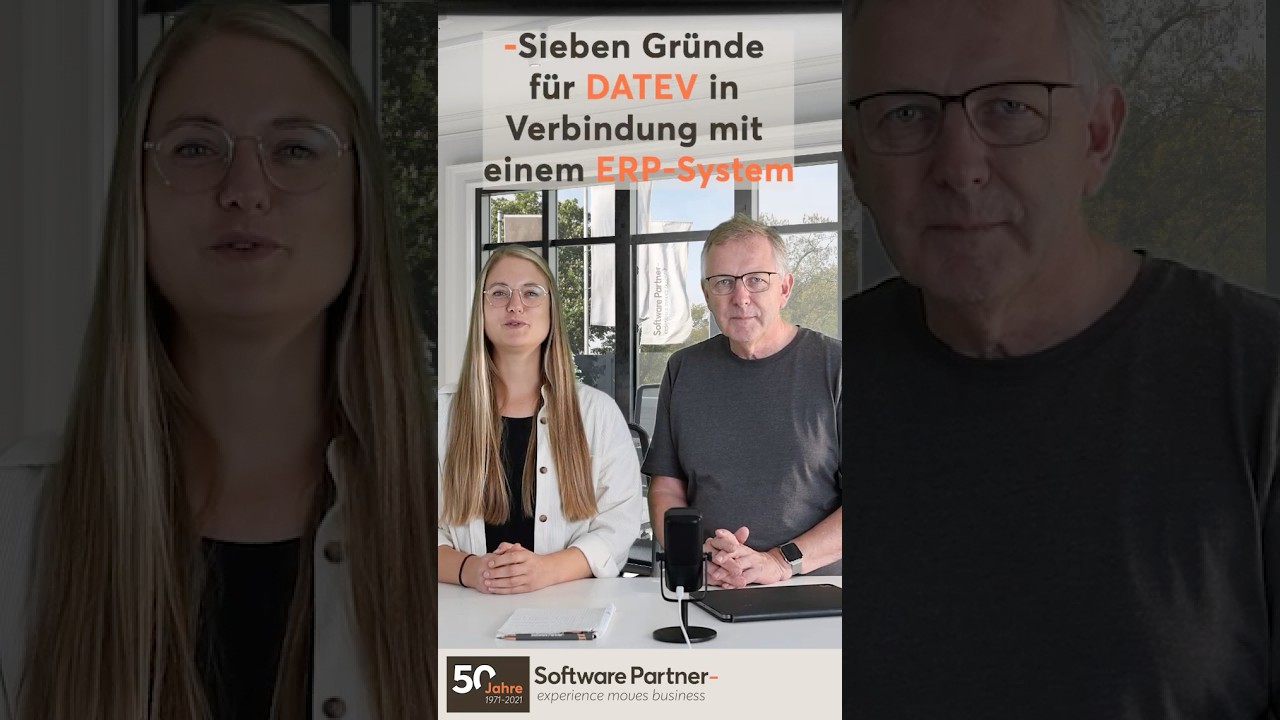 Sieben Gründe für DATEV in Verbindung mit einem ERP-System