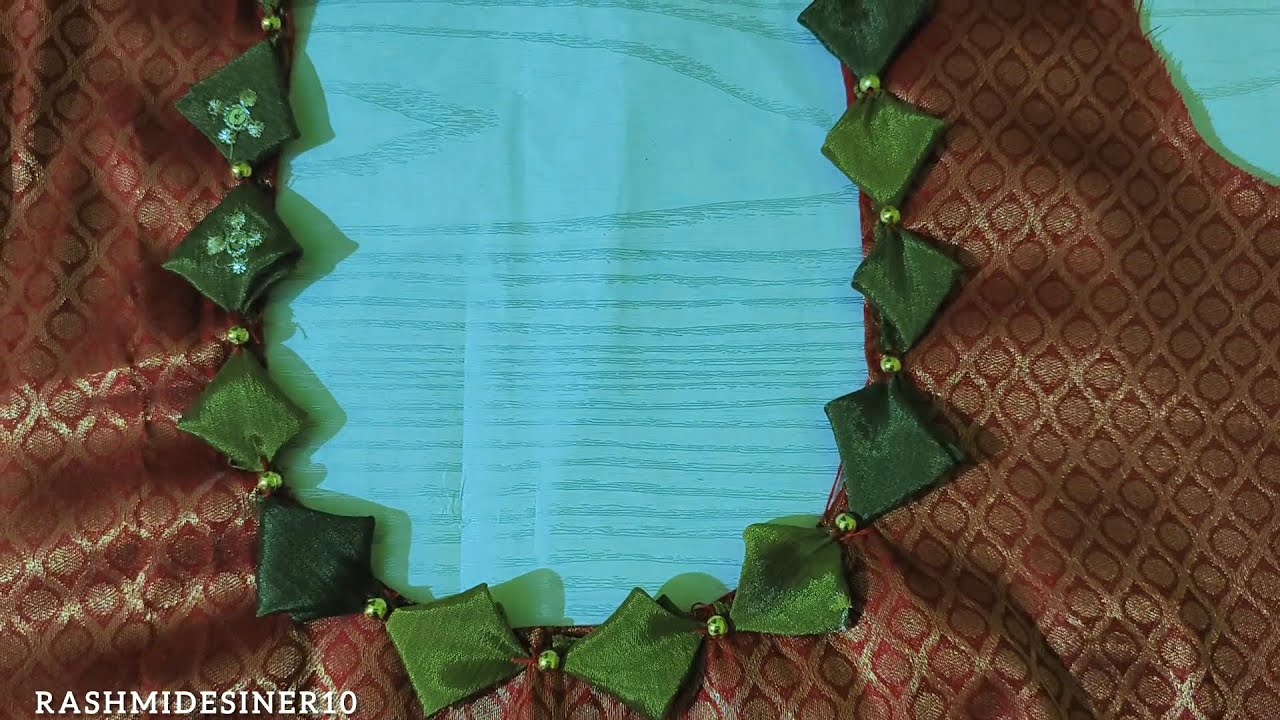 Latest Back Neck Design Cutting and Stitching | Simple & Stylish Blouse Neck Design