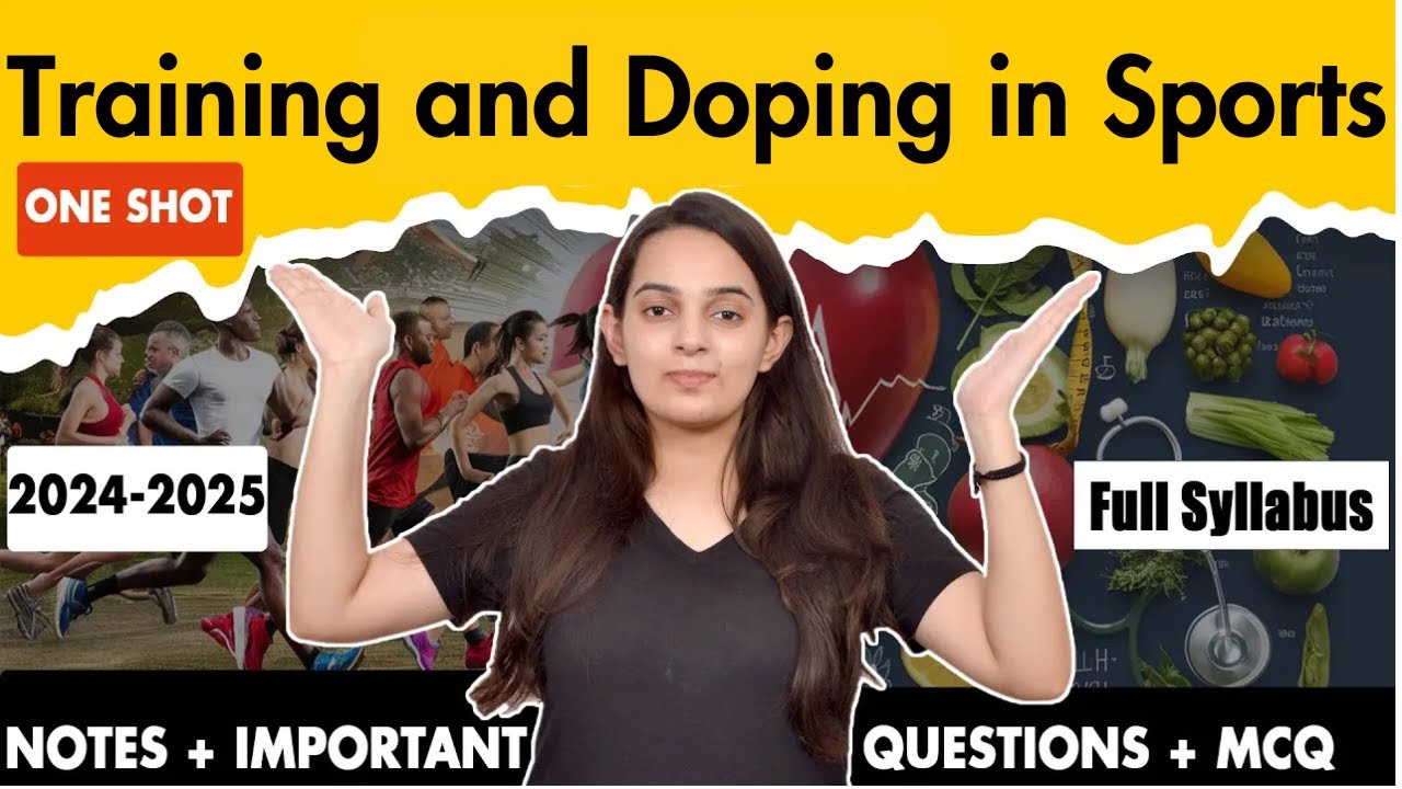Training and Doping in Sports Class 11 | Training and Doping in Sports Physical Education Ch 10