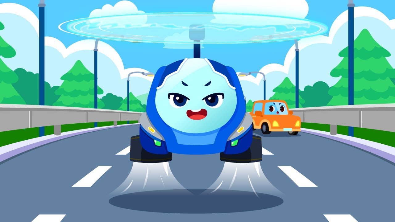 Super Robot Car to the rescue!🤖🦾 | Sing Along | Vehicle Song | Nursery Rhymes | Lotty Friends