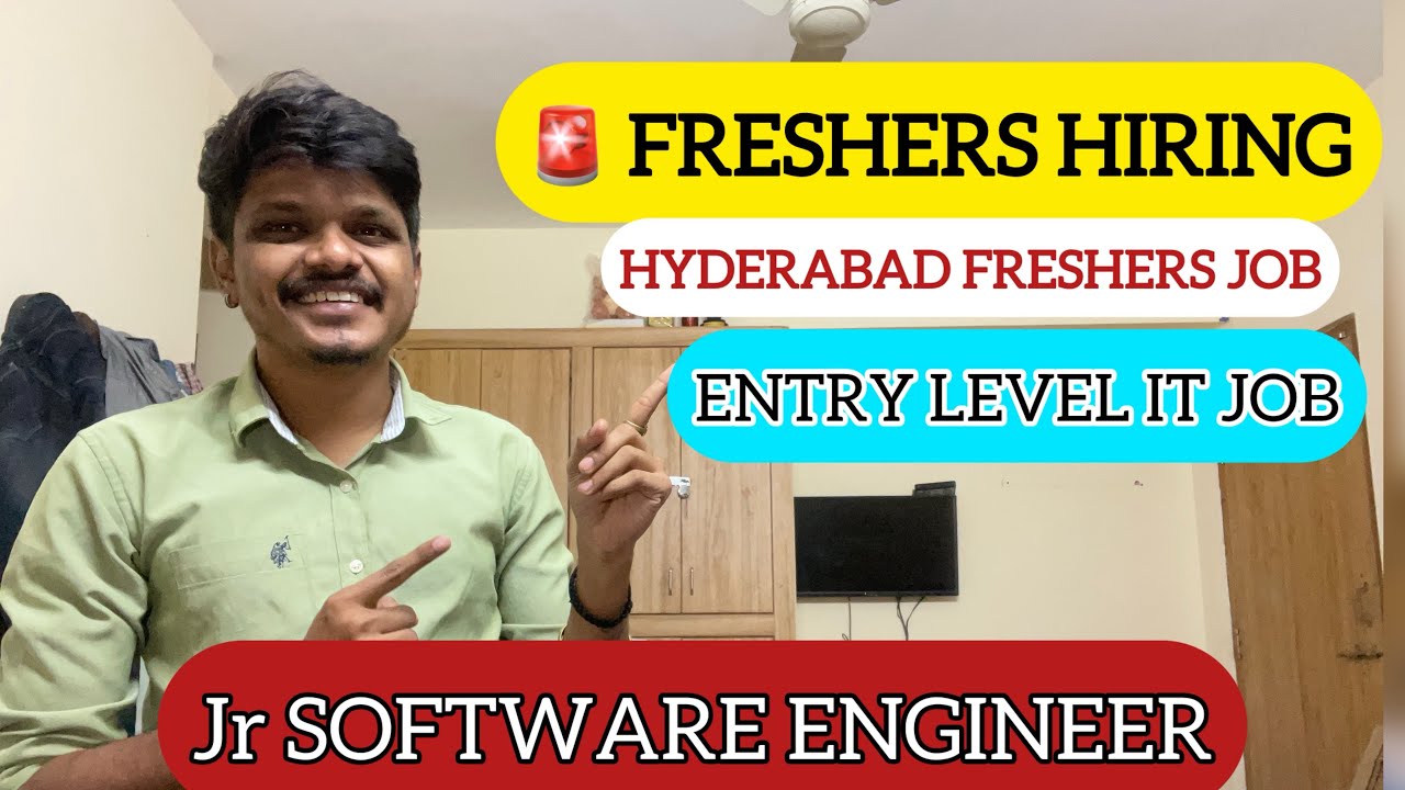 Hiring Freshers 2026 | Jr Software Engineer Jobs Hyderabad | Entry Level IT | Actor Vamsi Official
