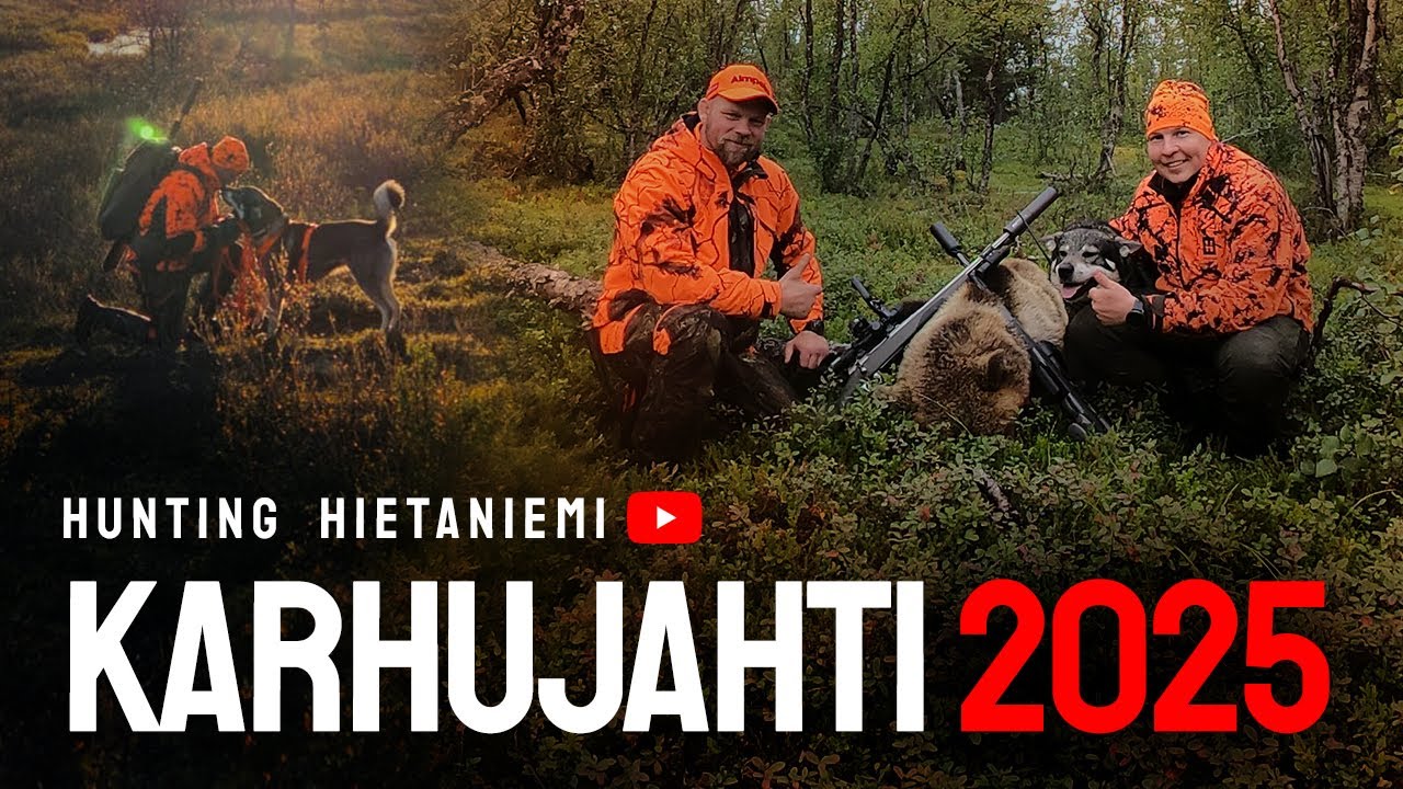 Karhujahti 2025 / Bear hunting Finland